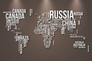 World Map Wall Art World Map Wall Art