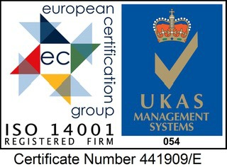 ISO 14001 with Cert Number ISO 14001 with Vista Cert Number